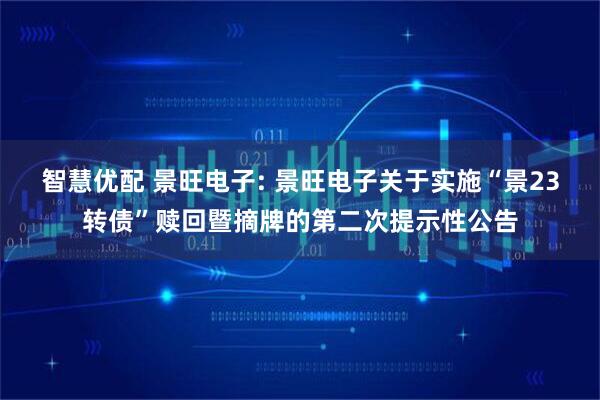 智慧优配 景旺电子: 景旺电子关于实施“景23转债”赎回暨摘牌的第二次提示性公告