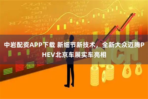 中岩配资APP下载 新细节新技术，全新大众迈腾PHEV北京车展实车亮相